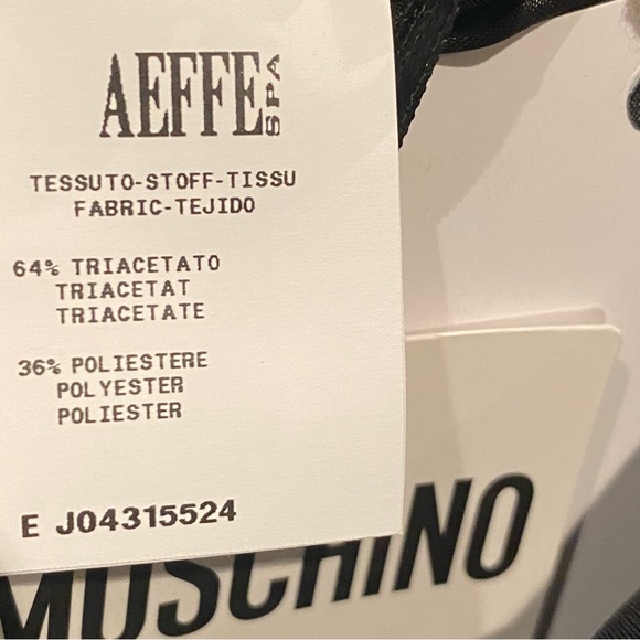 Moschino Couture Black Dress IT 38 or US 4. Made in Italy - Picture 6 of 10